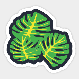 Leaf Abstract Sticker